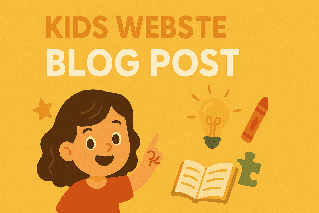 Kids Website Blog Post
