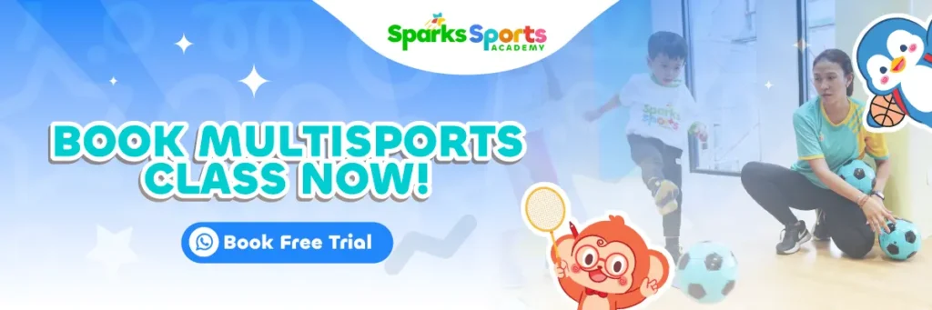 book free trial - kelas multi sports - sparks sports academy